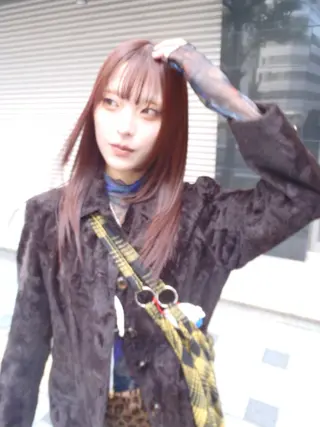 セミロング カラー 梅田美容室/ リョウスケニシオカのヘアスタイル