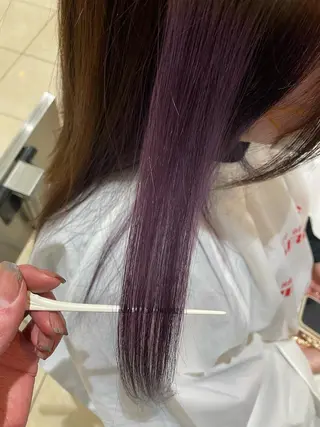 セミロング 福田 秀好のヘアスタイル