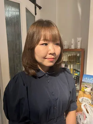 ミディアム 櫻井園子🌸 久屋大通/高岳のヘアスタイル