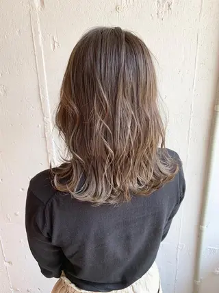 ミディアム カラー レイヤー/大人メンズ パーマ🌀 平島拓也のヘアスタイル