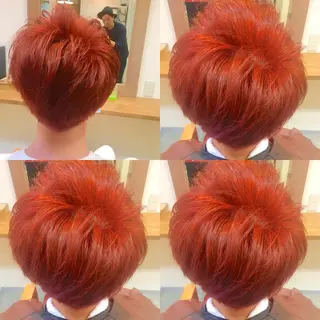ショート カラー hair salon Ranun髪質改善のヘアスタイル