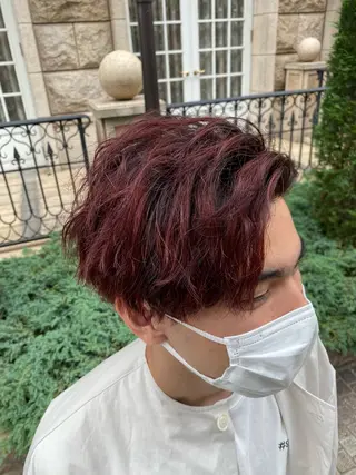 ショート カラー メンズ 江﨑 翔のヘアスタイル