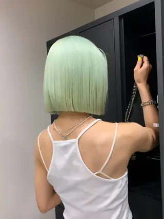 ショート カラー ✨レイヤーカット 海外ヘア/原宿✨のヘアスタイル