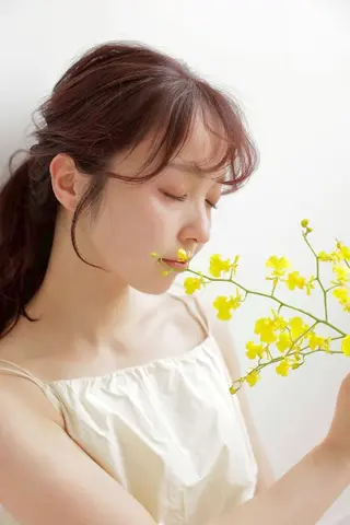 ヘアアレンジ 束感まつぱ🥑🤍 NATUKI🤍のマツエク・マツパデザイン