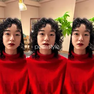 パーマ 楪 yuzuriha所属・Saaya/レイヤー /ブリーチ/ブロンドのヘアスタイル