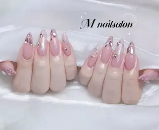 ネイル M🌷nail 長さだし専門店のネイルデザイン