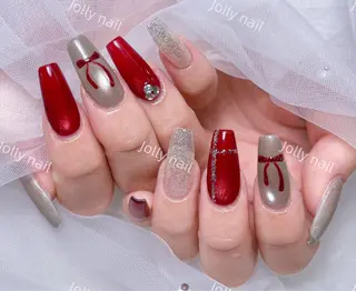 ネイル Jolly Nail Salon ジェル＆長さ出し専門所属・ア ヤのネイルデザイン