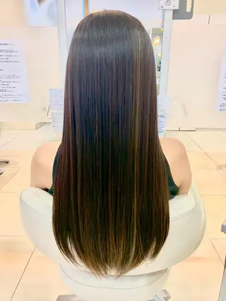 ロング 田中 美有のヘアスタイル