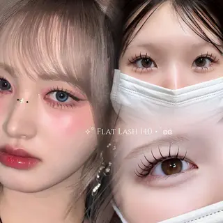 マツエク・マツパ 似合わせパーマ⟡束感 まつ毛⟡mia 🎀のマツエク・マツパデザイン