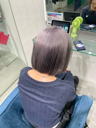 ショート カラー 安井まゆ _Box mico.のヘアスタイル