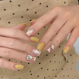 ネイル By moonネイル 🌷ワンホン/韓国風のネイルデザイン