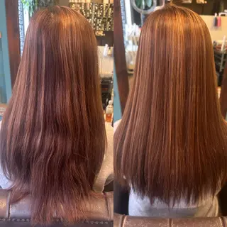 ロング 安達 望のヘアスタイル