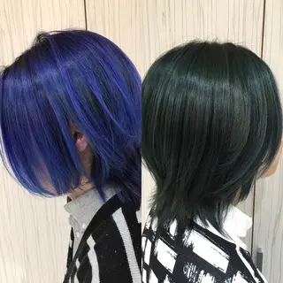 ミディアム hair teria ryu 大塚のヘアスタイル