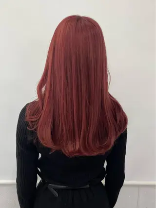 ロング カラー エクステ ハイトーン 💭黒崎ハルカのヘアスタイル
