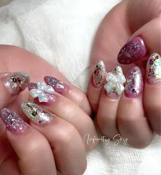 ネイル infinity skyのネイルデザイン
