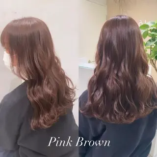 セミロング カラー ブリーチなしWカラー 🎀韓国ヘア/amiのヘアスタイル