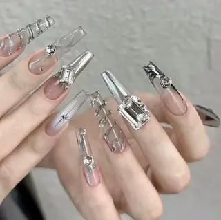 ネイル AND Nail 長さだし専門店のネイルデザイン