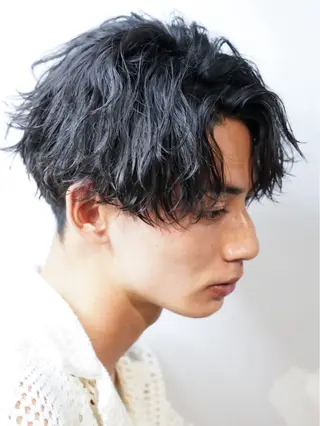 パーマ 原宿波巻きスパイラル パーマTOSHIのヘアスタイル