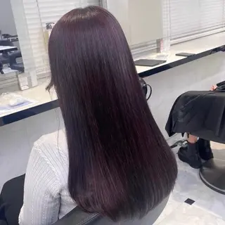 セミロング カラー 🎀🧁ダメージレス 艶髪カラー🧁🎀のヘアスタイル