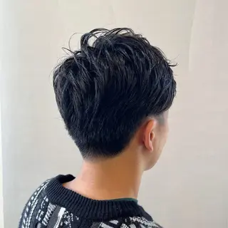 パーマ メンズ 押上/ショート・ボブ /パーマ/山口卓朗のヘアスタイル