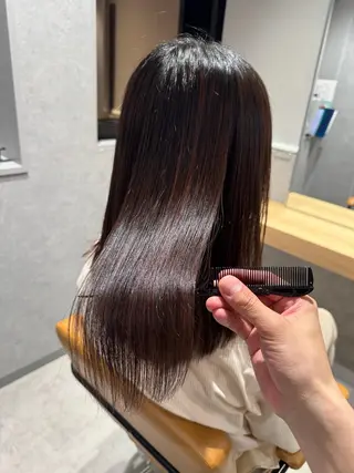 セミロング カラー 須田 柚希のヘアスタイル