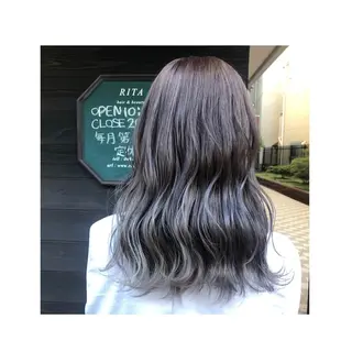 ミディアム ❁⃘ ち だ り さ ❁⃘のヘアスタイル