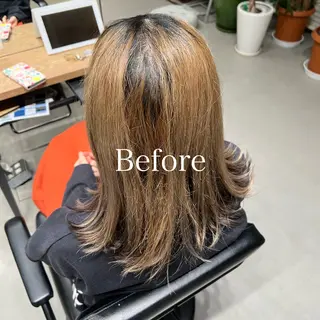 ミディアム カラー レディースヘア💫 加藤たいが🐯のヘアスタイル