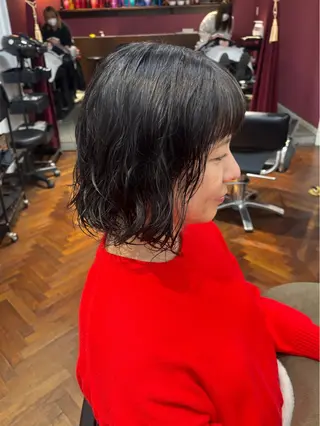 パーマ 田中来夢 Jr.スタイリストのヘアスタイル