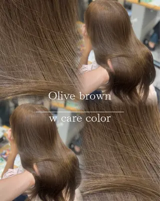 ロング カラー 宮本 優のヘアスタイル