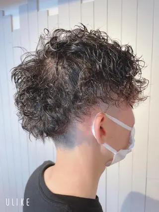 ショート パーマ メンズ ❣️モードケイズ塚口 和田一将のヘアスタイル