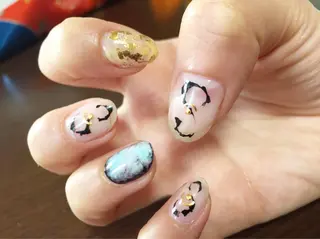 ネイル ツメトマツゲ .のネイルデザイン