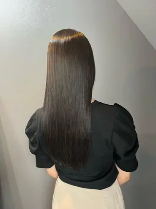 ロング カラー ＊くせ毛に特化＊ 【yun】のヘアスタイル