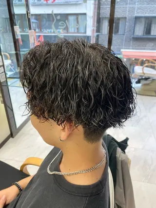 パーマ メンズ 🌴パーマオタク🌴 長谷川　諒佑🌈のヘアスタイル