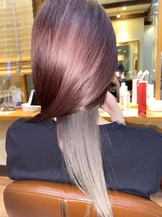 ロング カラー パーマ ヘアアレンジ メンズ キッズ ネイル マツエク・マツパ emu所属・🌈髪質改善・美髪矯 正・平野瀬乃🌈のヘアスタイル