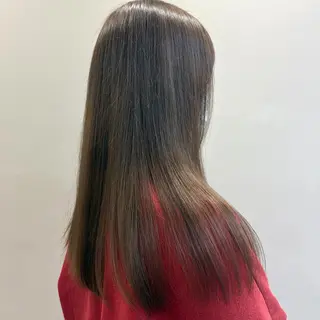 ロング カラー 多田 望花のヘアスタイル