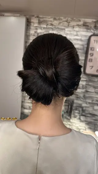 セミロング ヘアアレンジ hair make  Lucciのヘアスタイル