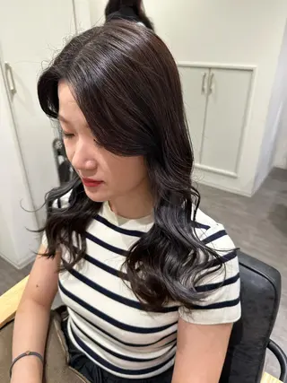 ロング カラー 艶髪レイヤー上田 紗也🇰🇷💗のヘアスタイル
