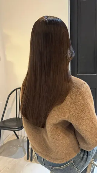 ロング カラー 華奈/オリーブ/ ベージュ/抜け感🥣のヘアスタイル