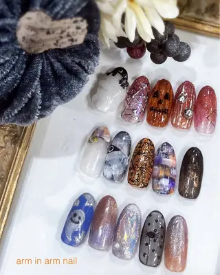 ネイル arm in arm ︎✿Yamamotoのマツエク・マツパデザイン