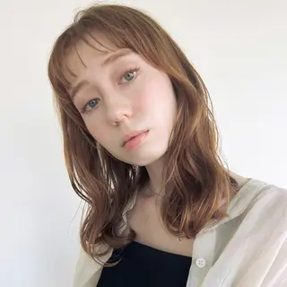 セミロング 似合わせ✨透明感🫧 佐藤優斗のヘアスタイル