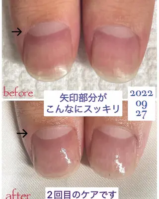 カラー メンズ ネイル Chérinail 爪のお手入れのネイルデザイン