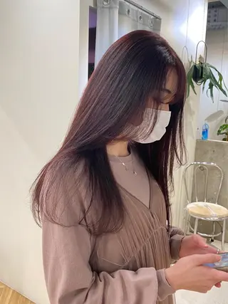 ロング カラー 村田 りょうやのヘアスタイル