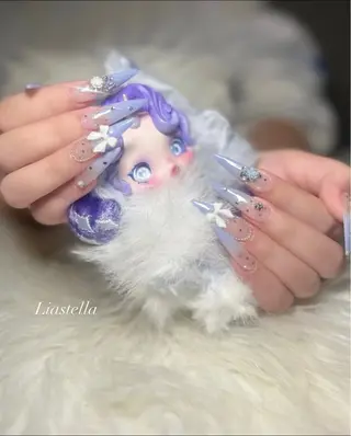 ネイル hairsBERRY久留米店所属・liastella ruuのネイルデザイン