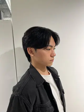 ショート カラー パーマ メンズ 🏆メンズヘア特化 🥇代表りんぺーのヘアスタイル