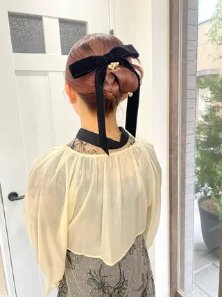 ヘアアレンジ AO所属・RISAKO 艶髪モテヘア🎀府中のヘアスタイル