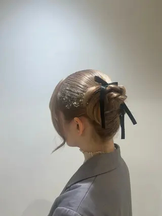 ミディアム ブリーチカラー特化 美容師/𝕐𝕌𝕀のヘアスタイル