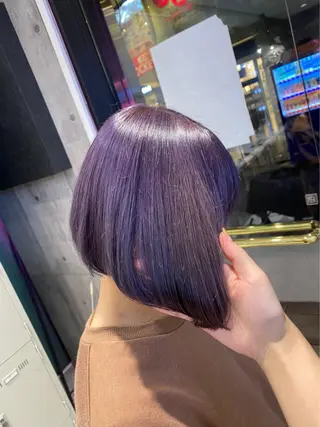 ショート 🩶 ピンクカラー/ ブロンド🩶くるみのヘアスタイル