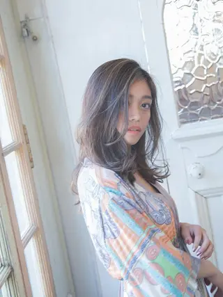 ロング INCE HAIR 竹牟礼翔のヘアスタイル