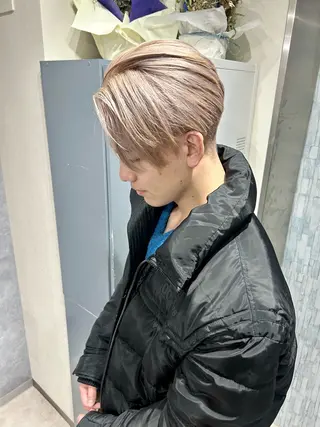 ショート カラー メンズ 池袋/カラー特化🎨 ロング料金なし🩵のヘアスタイル