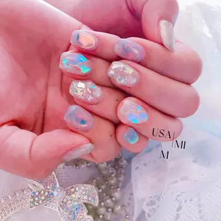 ショート ネイル USAMiMi 🐰💕のネイルデザイン